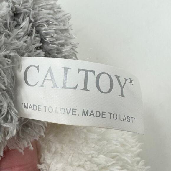 Caltoy Gray White Husky Wolf Dog Glove Hand Puppet Plush Toy Preschool Teacher - Picture 9 of 12